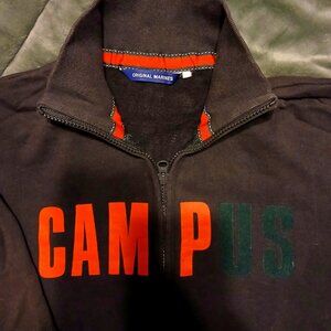 Original Marines Navy Zip-up Varsity Cotton Track Jacket Campus Boys XXL Men S